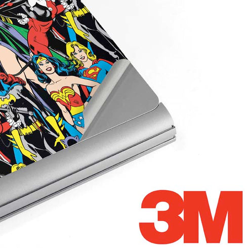 DC Comics Wonder Woman DC Bombshells Characters Pattern Surface Book 2 15in Skin